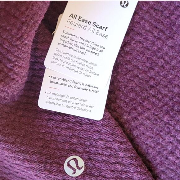 NWT LULULEMON AT EASE SCARF - Picture 6 of 9